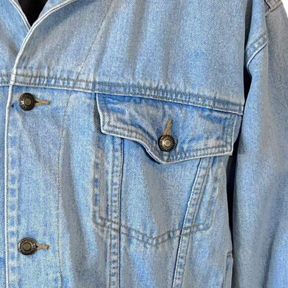 VINTAGE BUGLE BOY DENIM TRUCKER JACKET - Picture 5 of 12